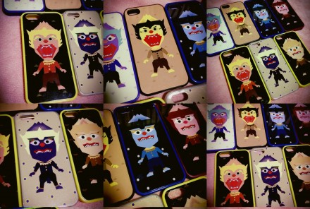 18 monkey Character design on Iphone Case